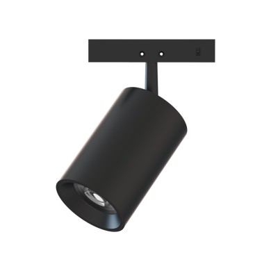  MINI BLACK MAGNETIC SPOT 24V DC 5W 3000K 510LM 24° RA90 5 YRS Φ35,5*55(81)ΜΜ