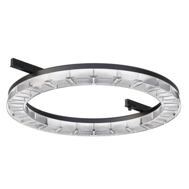 TKOR-MINI TRACK ROUND LINEAR LIGHT BLACK / WHITE 45° BEAM ANGEL 24W 3000K 24V DC 5 YEARS WARRANTY