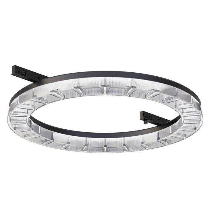 TKOR-MINI TRACK ROUND LINEAR LIGHT BLACK / WHITE 45° BEAM ANGEL 24W 3000K 24V DC 5 YEARS WARRANTY