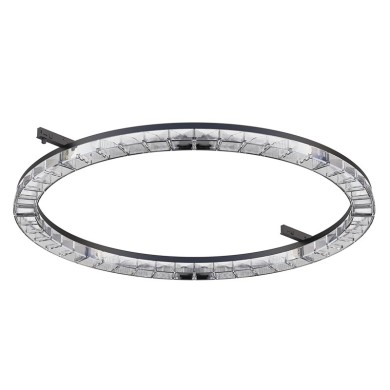 TKOR-MINI TRACK ROUND LINEAR LIGHT BLACK / WHITE 45° BEAM ANGEL 30W 3000K 24V DC 5 YEARS WARRANTY