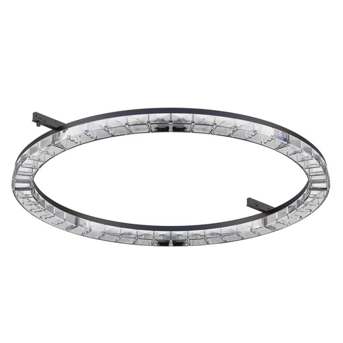 TKOR-MINI TRACK ROUND LINEAR LIGHT BLACK / WHITE 45° BEAM ANGEL 30W 3000K 24V DC 5 YEARS WARRANTY