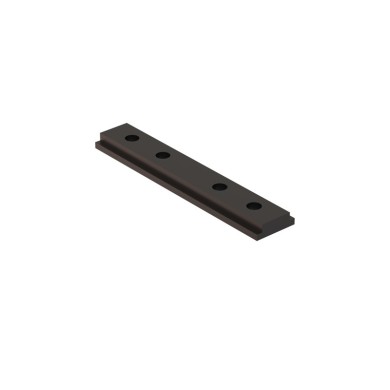 METAL BLACK STRAIGHT CONNECTOR FOR MINI MAGNETIC TRACK
