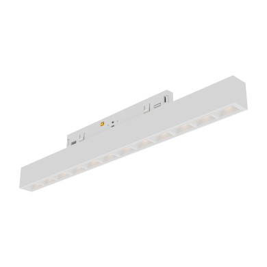 MINI WHITE MAGNETIC LUMINAIRE 24V DC 10W 3000K 490LM 36° RA90 5 YRS L196MM