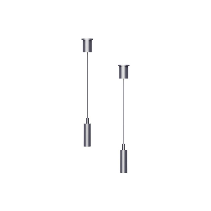 HANGING KIT(SETS 2 PCS) FOR MINI BLACK MAGNETIC TRACK TMS*MB WITH 2M STEEL BLACK WIRE & INSTALLATION ACCESSORIES