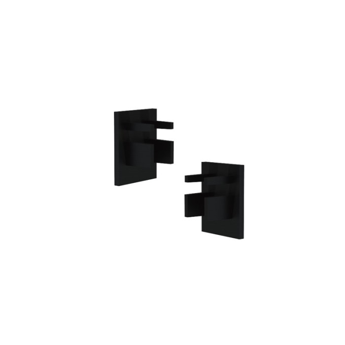 BLACK END CUPS(SET OF 2 PCS) FOR MINI MAGNETIC TRACK