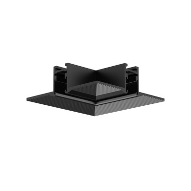 BLACK 90° CORNER FOR MINI MAGNETIC TRIMLESS TMT*MB
