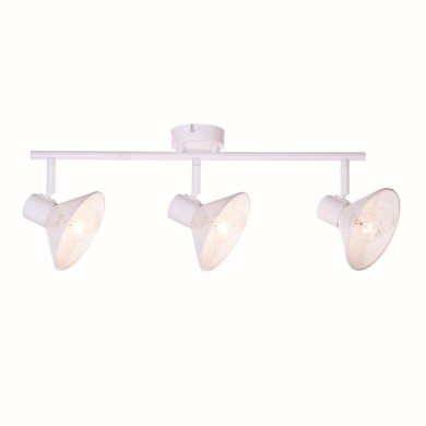 NETTO WALL MOUNTED 3ΧΕ14 PALOMA WHITE METAL 53X13X19CM