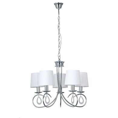 NETTO ΦΩΤΙΣΤΙΚΟ ΚΡΕΜΑΣΤΟ ΧΡΩΜΙΟ ΜΕΤΑΛΛΙΚΟ ΣΥΜΒΑΤΙΚΟ 5ΧΕ14 IP20 Φ540Χ1200mm