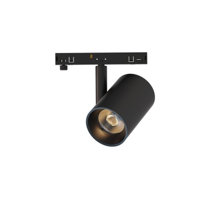  MINI BLACK MAGNETIC SPOT 24V DC 9W 3000K 840LM 38° RA90 5 YRS Φ45*70(102)ΜΜ