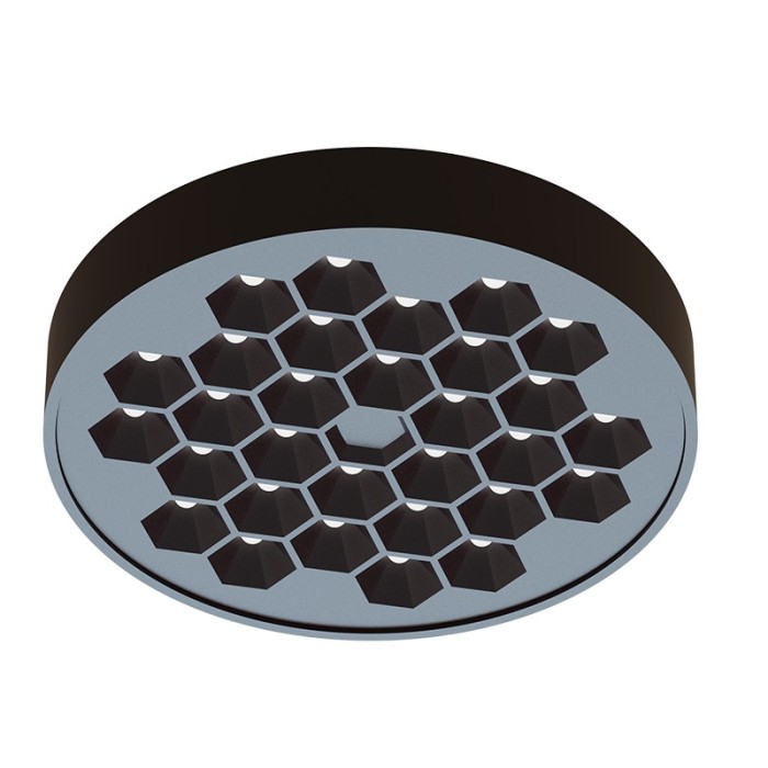 MINI BLACK MAGNETIC LUMINAIRE 24V DC 15W 4000K 1100LM 50° RA90 5YRS Φ122*32ΜΜ
