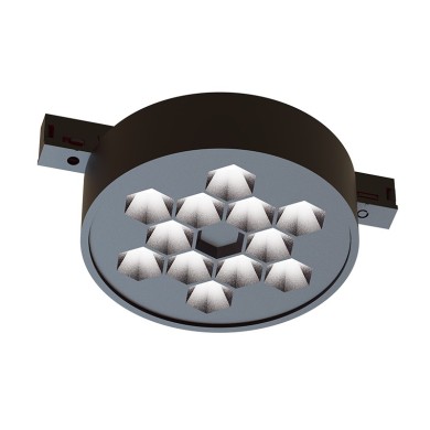 MINI BLACK MAGNETIC LUMINAIRE 24V DC 5W 4000K 300LM 50° RA90 5YRS Φ71*32ΜΜ
