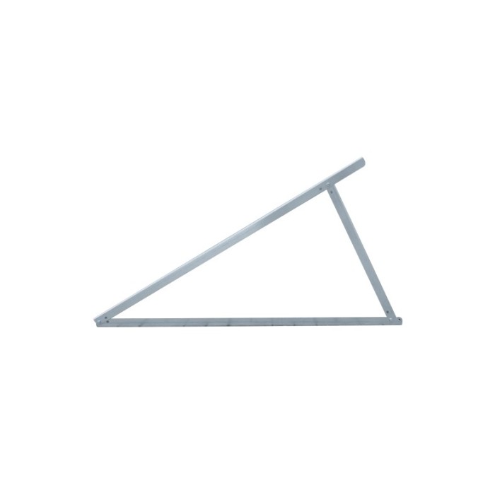 INSTALLATION SMALL TRIANGLE OF PV PANEL ON FLAT ROOFTOP
