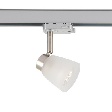 TRACK SPOT GU10 4C SATIN NICKEL No40