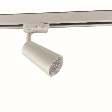 TRACK SPOT GU10 4C WHITE No56 WITH HONEY COMB