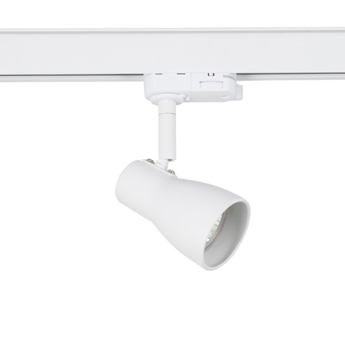 ΣΠΟΤ ΡΑΓΑΣ ΤΡΙΦΑΣΙΚΗ ΜΕΤΑΛΛΙΚΟ ΛΕΥΚΟ ΜΕ ΒΡΑΧΙΩΝΑ ΣΥΜΒΑΤΙΚΟ 1xGU10 IP20 57.5x93x145mm