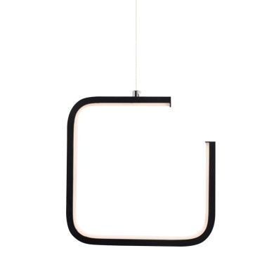 NETTO PENDANT LUMINAIRE LED 8W 3000K 780LM BLACK METAL 22X11XH129CM EUCLID1