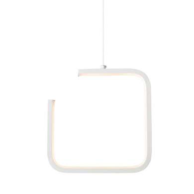 NETTO PENDANT LUMINAIRE LED 8W 3000K 780LM WITE METAL 22X11XH129CM EUCLID1