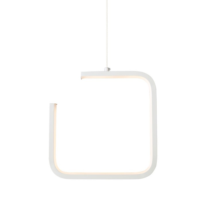NETTO PENDANT LUMINAIRE LED 8W 3000K 780LM WITE METAL 22X11XH129CM EUCLID1
