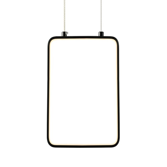 NETTO PENDANT LUMINAIRE LED 11W 3000K 1044LM BLACK METAL18X11XH136CM SYMETRIA