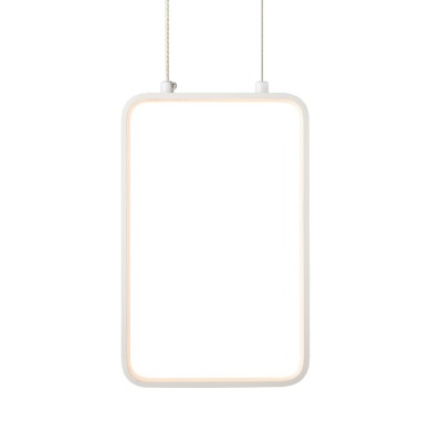 NETTO PENDANT LUMINAIRE LED 11W 3000K 1044LM WHITE METAL 18X11XH136CM SYMETRIA