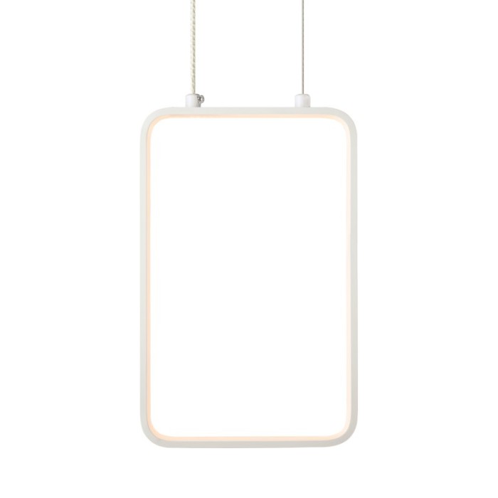 NETTO PENDANT LUMINAIRE LED 11W 3000K 1044LM WHITE METAL 18X11XH136CM SYMETRIA