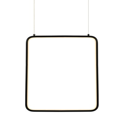 NETTO PENDANT LUMINAIRE LED 14W 3000K 1330LM BLACK METAL 30X14XH136CM SYMETRIA