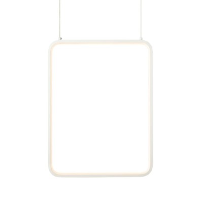 NETTO PENDANT LUMINAIRE LED 19W 3000K 1820LM WHITE METAL 36X14XH1520CM SYMETRIA