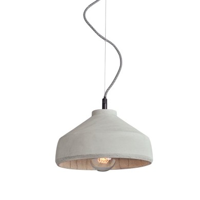 PENDANT 1XE27 CEMENT Φ28XH16cm ELVIS