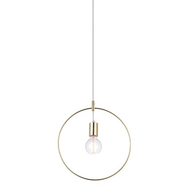 NETTO ΦΩΤΙΣΤΙΚΟ ΚΡΕΜΑΣΤΟ ΟΡΕΙΧΑΛΚΙΝΟ ΜΕΤΑΛΛΙΚΟ ΣΥΜΒΑΤΙΚΟ 1ΧΕ27 IP20 Φ100Χ1200mm