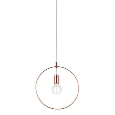 NETTO PENDANT 1XE27 METAL COPPER CYCLE Φ35CM TWIGGY