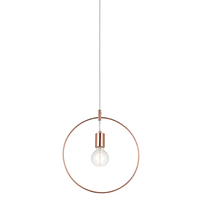 NETTO PENDANT 1XE27 METAL COPPER CYCLE Φ35CM TWIGGY