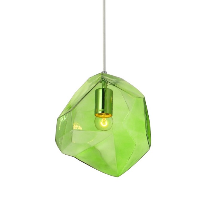 NETTO ΦΩΤΙΣΤΙΚΟ ΚΡΕΜΑΣΤΟ ΠΡΑΣΙΝΟ ΓΥΑΛΙΝΟ ΣΥΜΒΑΤΙΚΟ 1ΧΕ27 IP20 Φ250Χ1200mm