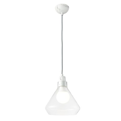 NETTO ΦΩΤΙΣΤΙΚΟ ΚΡΕΜΑΣΤΟ ΑΠΟΧΡΩΣΗ ΛΕΥΚΟΥ ΜΑΡΜΑΡΟΥ ΜΕΤΑΛΛΙΚΟ ΣΥΜΒΑΤΙΚΟ 1ΧΕ27 IP20 Φ240Χ1200mm