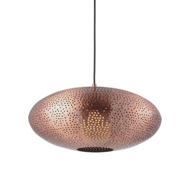 NETTO PENDANT 1XE27 BRONZE METAL Φ40ΧΗ120CM