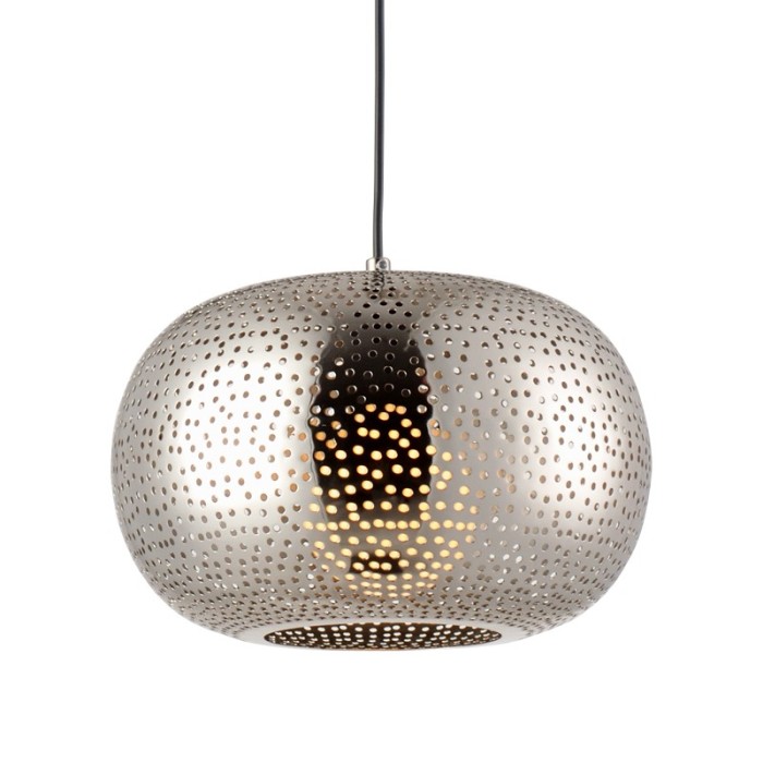 NETTO ΦΩΤΙΣΤΙΚΟ ΚΡΕΜΑΣΤΟ ΓΥΑΛΙΣΤΕΡΟ ΝΙΚΕΛΙΟ ΜΕΤΑΛΛΙΚΟ ΣΥΜΒΑΤΙΚΟ 1ΧΕ27 IP20 Φ300Χ1200mm