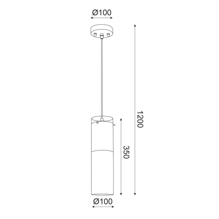 NETTO ΦΩΤΙΣΤΙΚΟ ΚΡΕΜΑΣΤΟ ΧΡΩΜΙΟ ΜΕΤΑΛΛΙΚΟ ΣΥΜΒΑΤΙΚΟ 1ΧΕ27 IP20 Φ100Χ1200mm