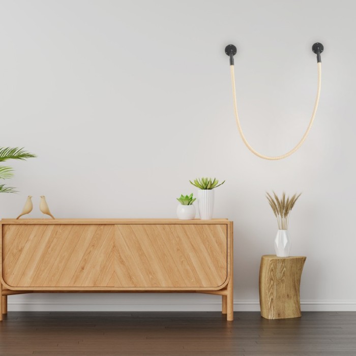 MALPO-ΦΩΤΙΣΤΙΚΟ ΚΡΕΜΑΣΤΟ ΜΑΥΡΟ ΜΕΤΑΛΛΙΚΟ LED SMD 16W 3000K 980LM IP20 Φ70Χ1600ΜM 