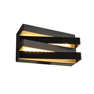WALL MOUNTED LUMINAIRE LED 12W 3000K 960LM BLACK METAL 20X11X9CM MILANO