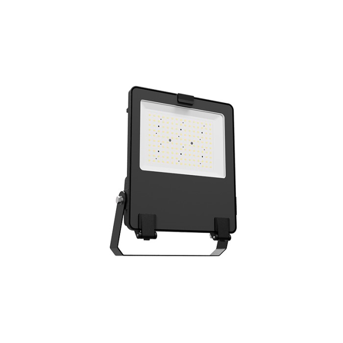 LED FLOODLIGHT 100-277V AC 100W 6000K CRI>70 155lm/W 110° IP66 IK08 5 YEARS