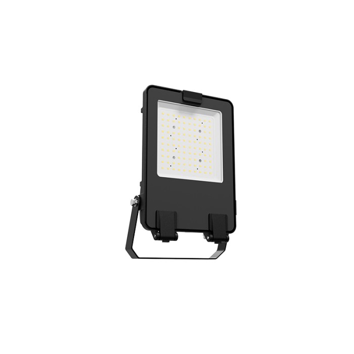 LED FLOODLIGHT 100-277V AC 50W 6000K CRI>70 155lm/W 110° IP66 IK08 5 YEARS