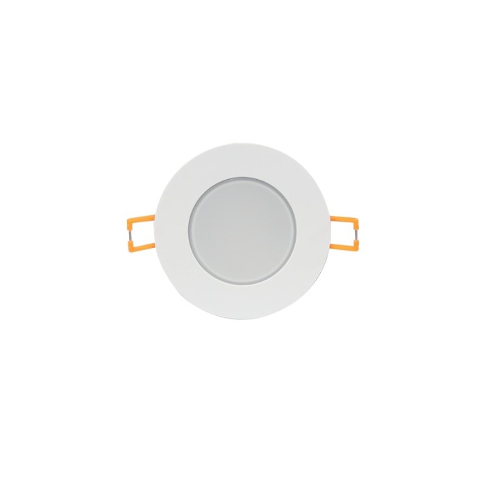 LED ΣΠΟΤ ΛΕΥΚΟ ΣΤΡΟΓΓΥΛΟ 230V AC 5W 6.000K 420LM 120° IP65 Ra80