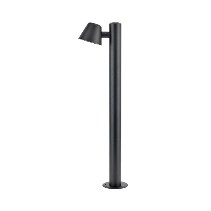 SAND BLACK LUMINAIRE VIDA 1XGU10 MAX.35W IP44 WITH POLE & CLEAR GLASS