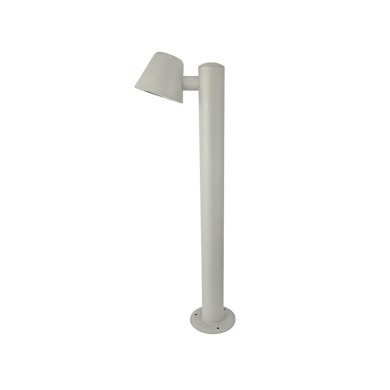 SAND GREY LUMINAIRE VIDA 1XGU10 MAX.35W IP44 WITH POLE & CLEAR GLASS