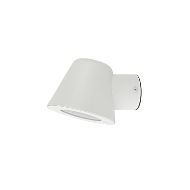 SAND WHITE WALL LUMINAIRE VIDA 1XGU10 MAX.35W IP44 WITH CLEAR GLASS