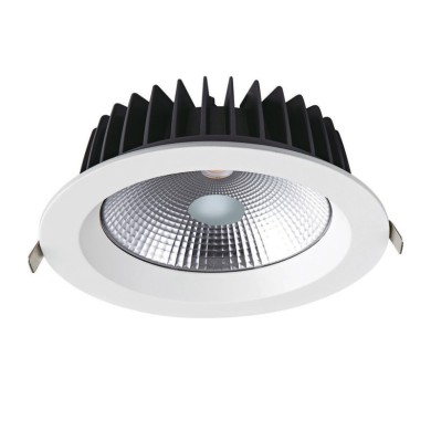 LED ΛΕΥΚΟ ΧΩΝΕΥΤΟ ΦΩΤΙΣΤΙΚΟ 230V AC 40W 6500K 5000LM 100° Ra80 Φ230x77mm 5YRS