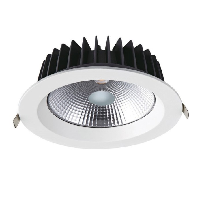 LED ΛΕΥΚΟ ΧΩΝΕΥΤΟ ΦΩΤΙΣΤΙΚΟ 230V AC 40W 6500K 5000LM 100° Ra80 Φ230x77mm 5YRS