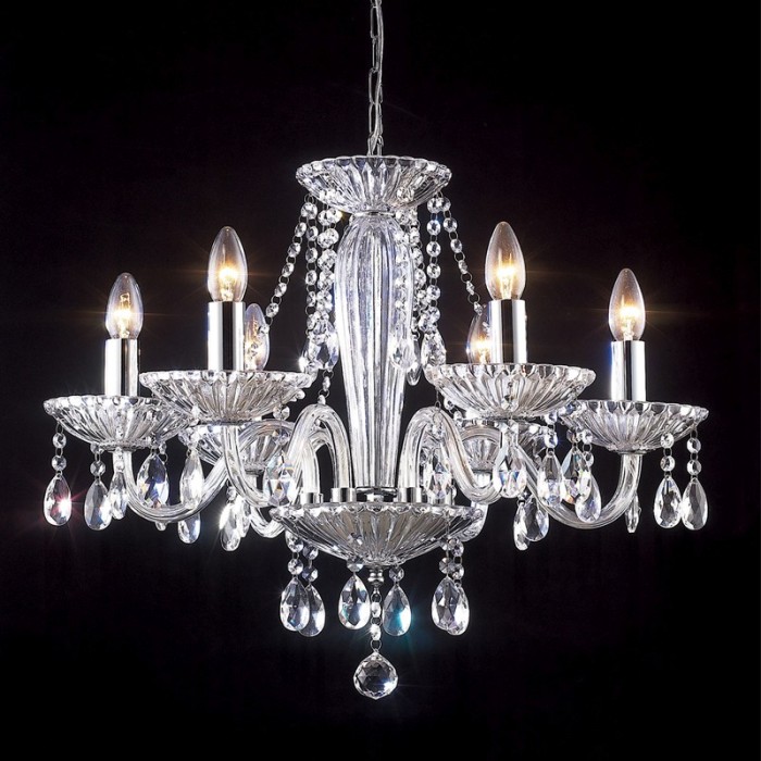 NETTO ΔΩΔΕΚΑΦΩΤΟ ΚΡΥΣΤΑΛΛΟ CLASSIC 12x40W E14 Φ80 Η 104cm