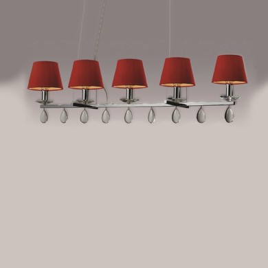 NETTO ΦΩΤΙΣΤΙΚΟ ΚΡΕΜΑΣΤΟ ΧΡΩΜΙΟ ΜΕΤΑΛΛΙΚΟ ΣΥΜΒΑΤΙΚΟ 5ΧΕ14 IP20 1300Χ200Χ1000mm