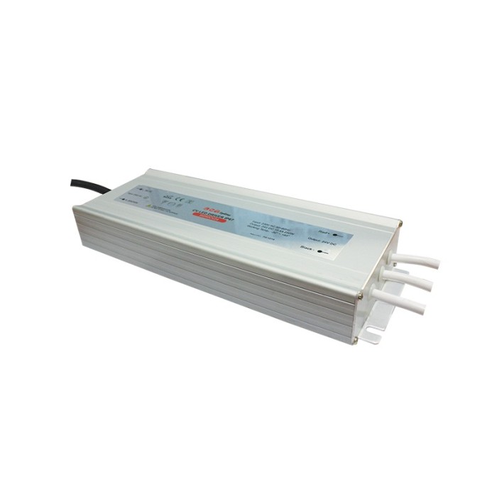 ΜΕΤΑΛΛΙΚΟ CV LED DRIVER 250W 230V AC24V DC 10.4A IP67 ΜΕ ΚΑΛΩΔΙΑ