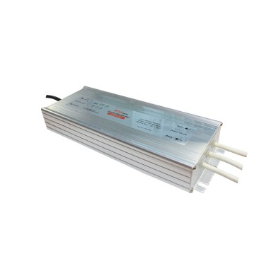 ΜΕΤΑΛΛΙΚΟ CV LED DRIVER 3600W 230V AC12V DC 30A IP67 ΜΕ ΚΑΛΩΔΙΑ